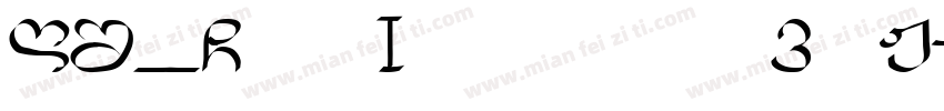 RS_CUBIAO HYA3GJ字体转换